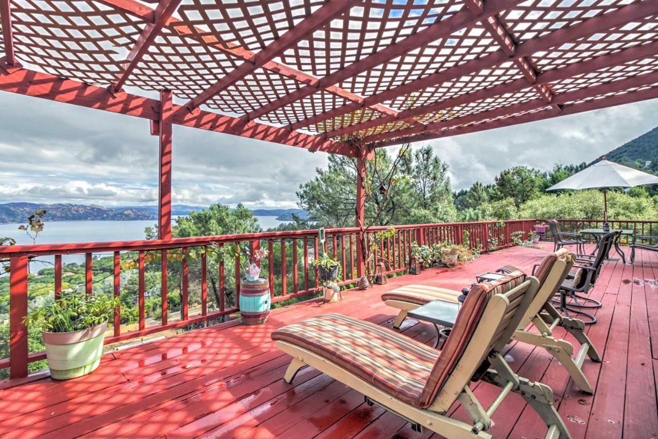 Spacious Kelseyville Home With Large Lakefront Deck! Экстерьер фото